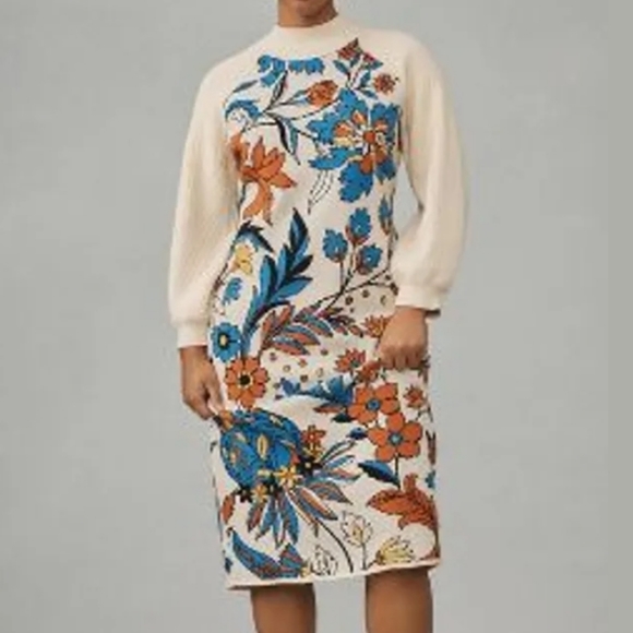 anthropologie sweater dress Daily Practice by Anthropologie Long-Sleeve Sporty Sweater Dress  katie +  hubbell